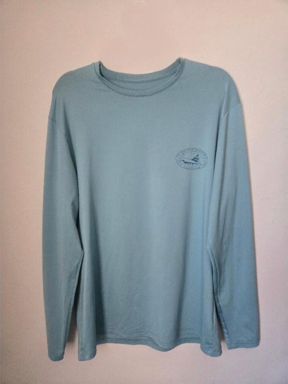 Quicksilver Waterman Collection Long-sleeve Graphic Men's Tee. L. Pre-owned.